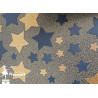 Sachet de confetti étoile bleu marine et doré